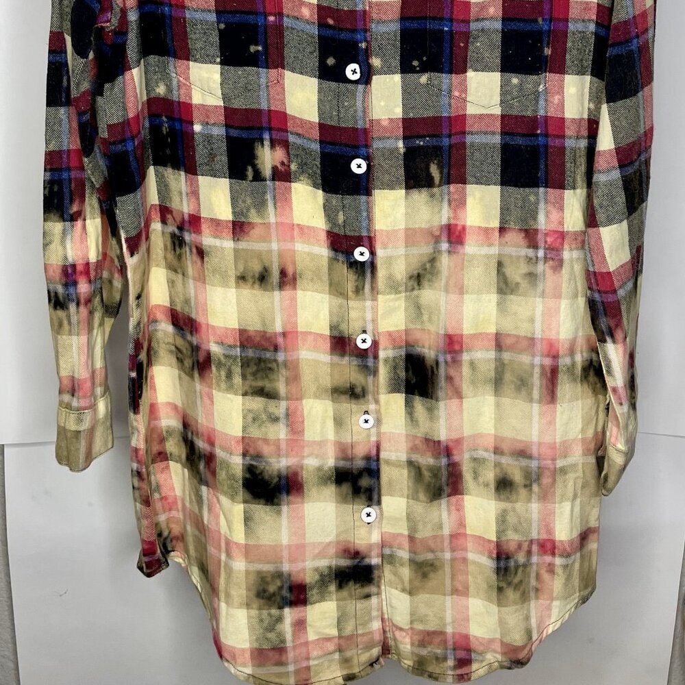 Fantastic Fawn Plaid Cotton Shacket Size Small - Picture 2 of 9